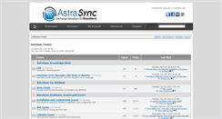 Desktop Screenshot of forum.astrasync.com